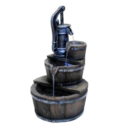 solar fountain,outdoor fountain,wishing well fountain