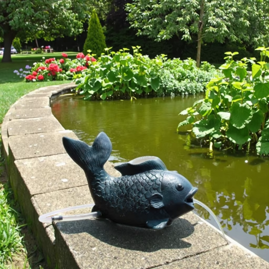 fiberglass animal water feature
