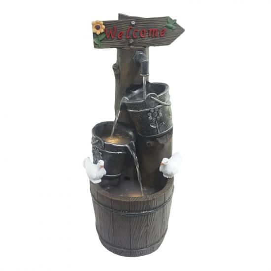 resin garden fountain